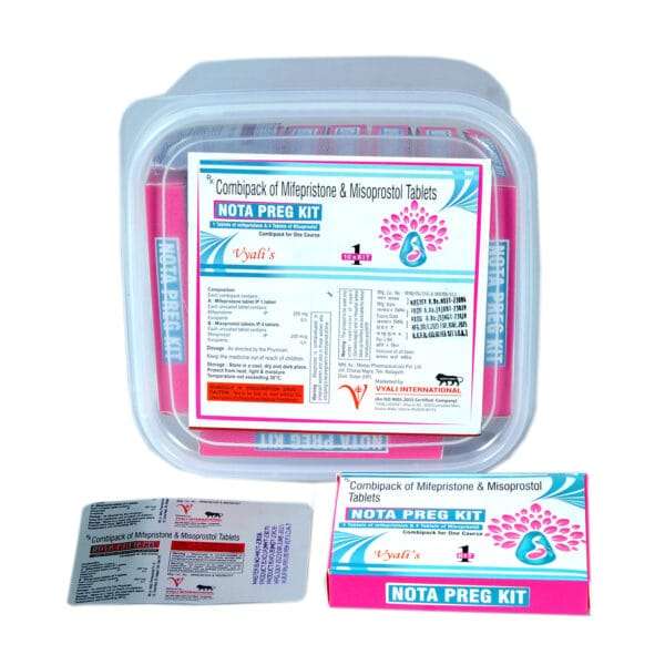 Nota Preg Kit – Combipack of Mifepristone & Misoprostol for Safe Pregnancy Termination