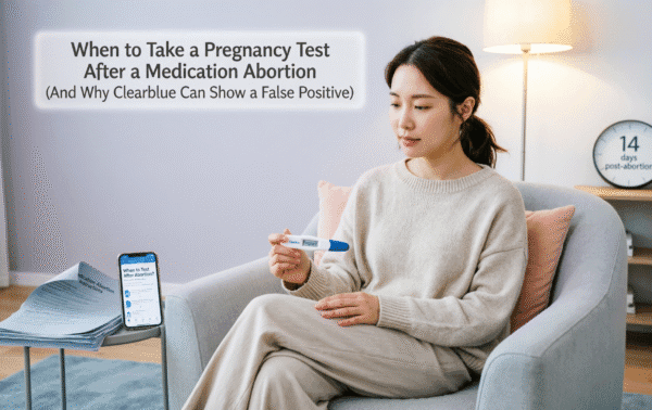 Pregnancy test after abortion