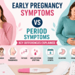 early pregnancy symptoms vs period symptoms