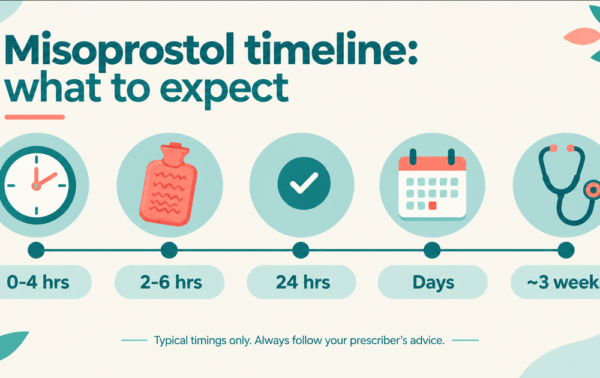 how long does misoprostol take to work